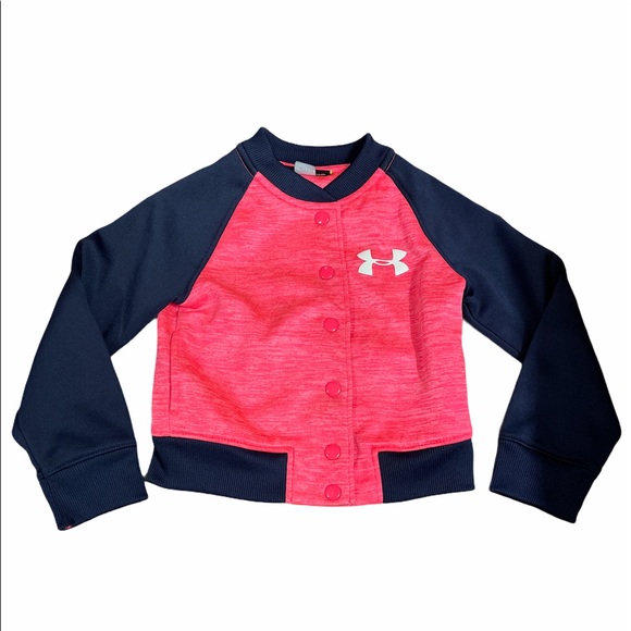 Girl’s Under Armour Letter Jacket Size 4 - Picture 1 of 4